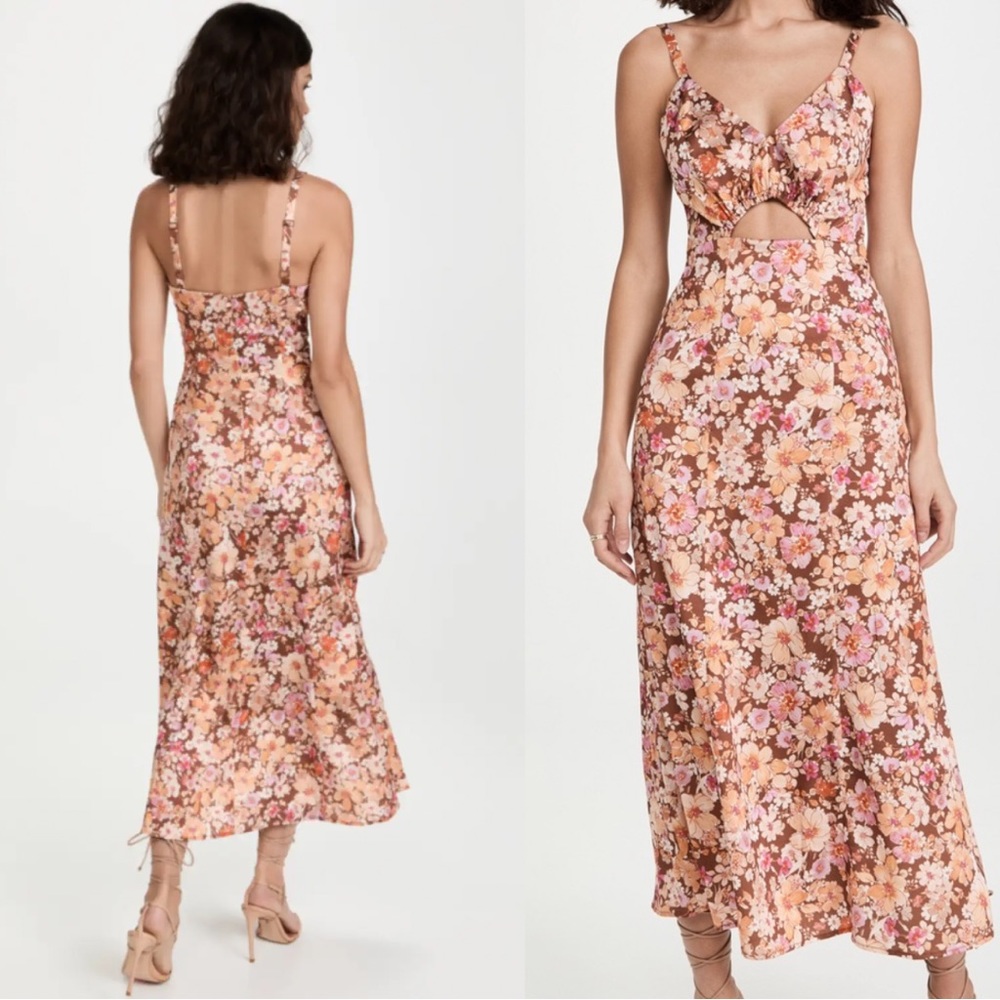 Hansen & Gretel Bisset Floral Midi Dress
